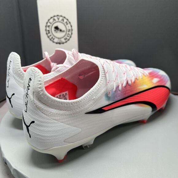 PUMA ULTRA ULTIMATE FG BREAKTHROUGH PACK WHITE FIRE ORCHID 107311-01 Men Sz 12.5 main image 12